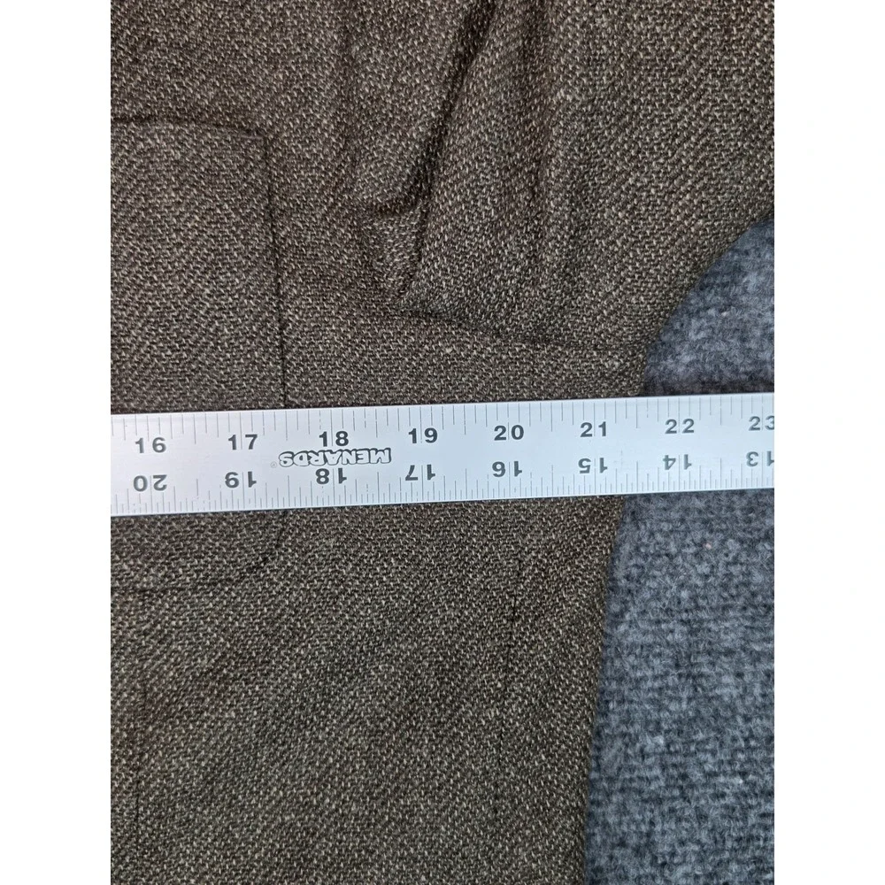 The Territory Ahead Blazer Mens 40R Brown Wool Silk Blend Sports Jacket 3 Button